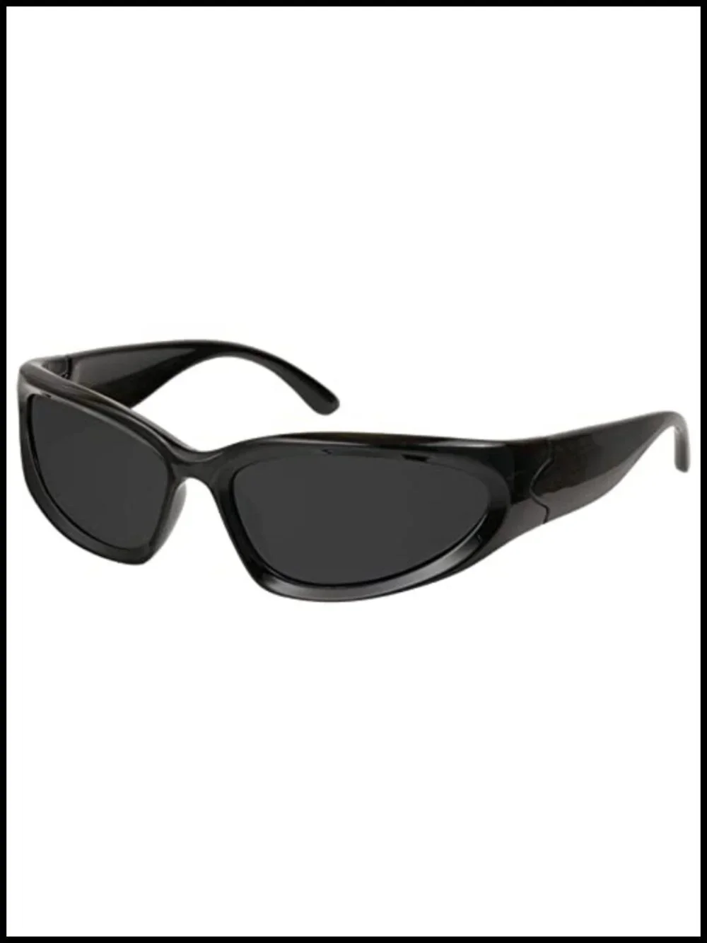Y2K Wrap Around Polarized Sunglasses for Women HD UV Protection Trendy Retro